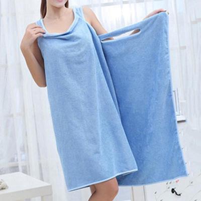Bärbar Badlakan Superabsorberande Mikrofiber Strandkroppsomslag Spa-handduk