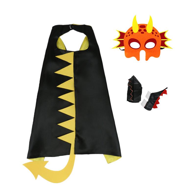 Cloak Kids Dinosaur Mask Set Tyrannosaurus Rex Performance Makeup Props Cosplay