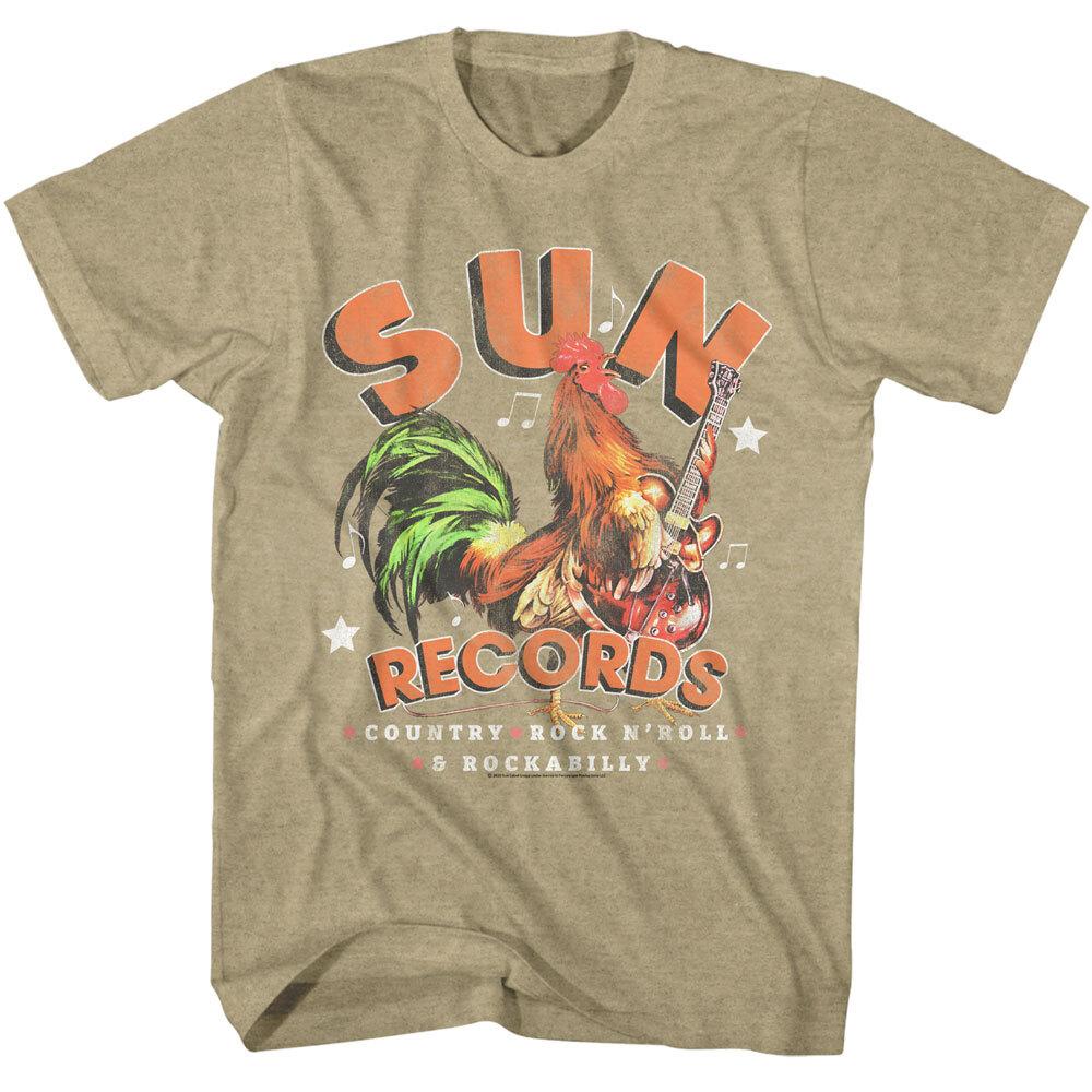 Мужская футболка Sun Records с логотипом петуха, Country Rock N Roll & Rockabilly, Унисекс XL