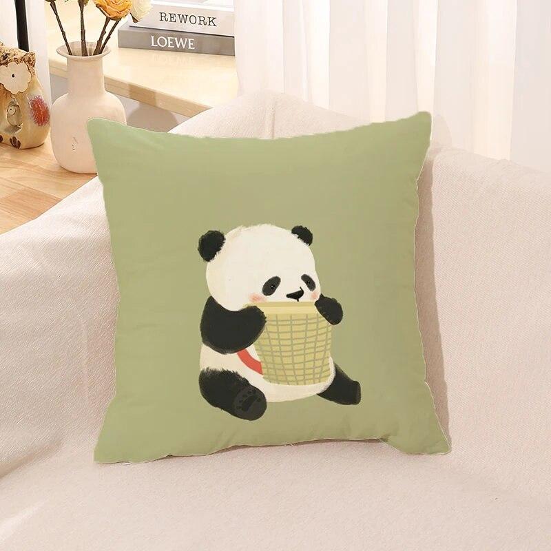 Pillow Panda Pillowcase Sofa Cushion Cover Kawaii  Autumn   Body