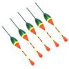 5pcs Fishing Floats Bobbers High Sensitivity Plastic Spring Oval Stick Slip Floats Fishing Tackle