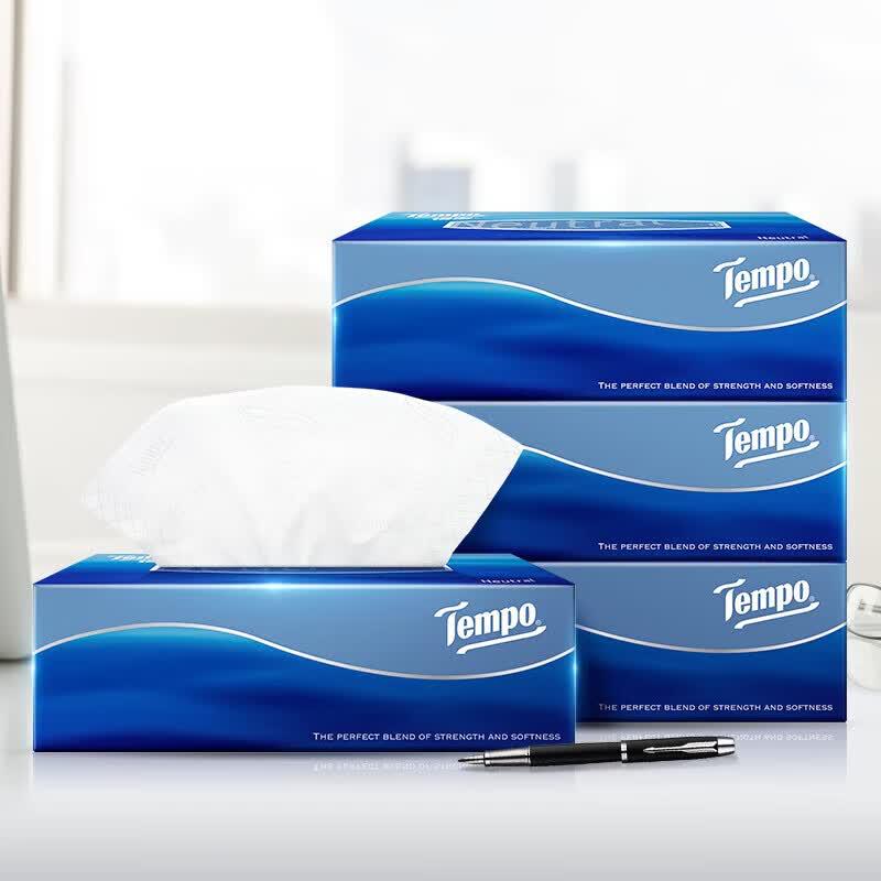 Tempo 4-Ply Boxed Facial Tissues
