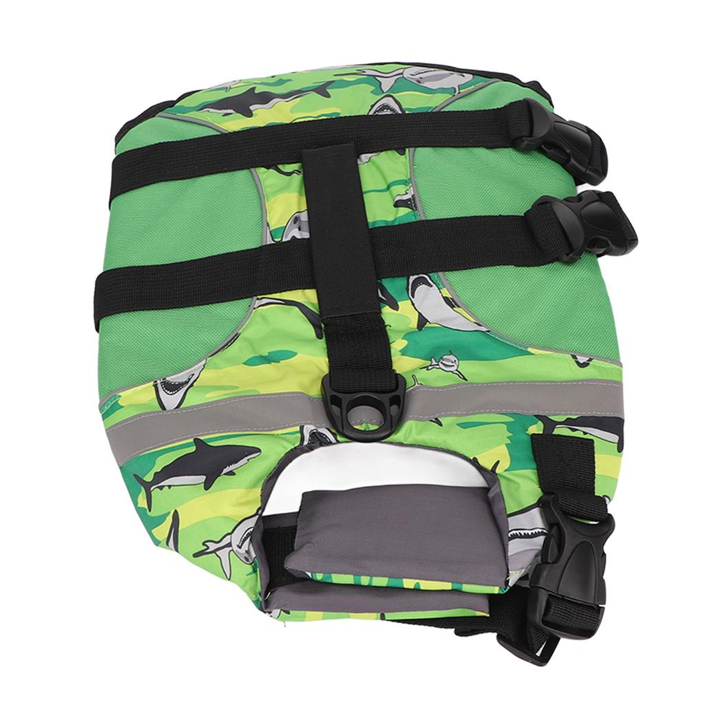 Pies Kamizelka Ratunkowa Regulowana Odblaskowa Pływająca Kamizelka do Pływania dla Psa z Mocnym Uchwytem do Pływania Łodzią