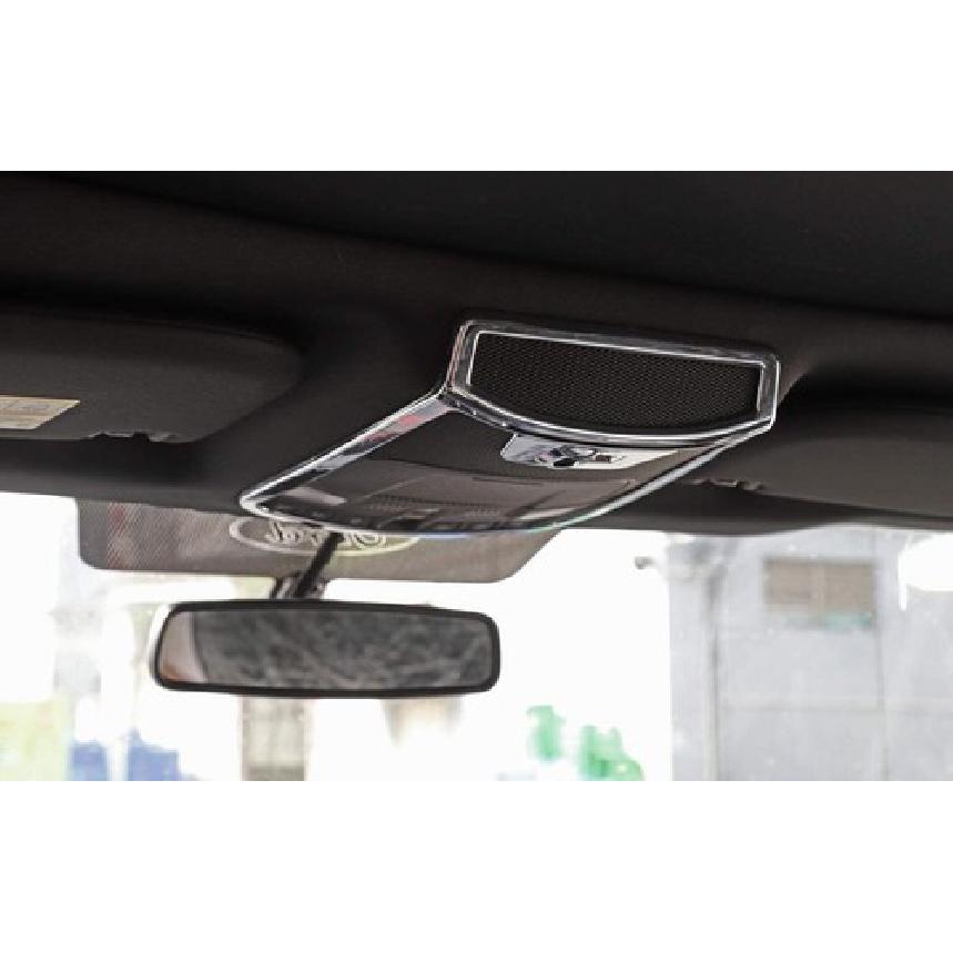 Roof Reading Lamp Light Frame Trim Cover Bezel for Ford F150 2016- Chrome