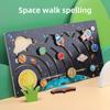 Children's Nine-Planet Solar System Educational Puzzle: Early Learning, Cognitive Movement, Scientific Exploration.