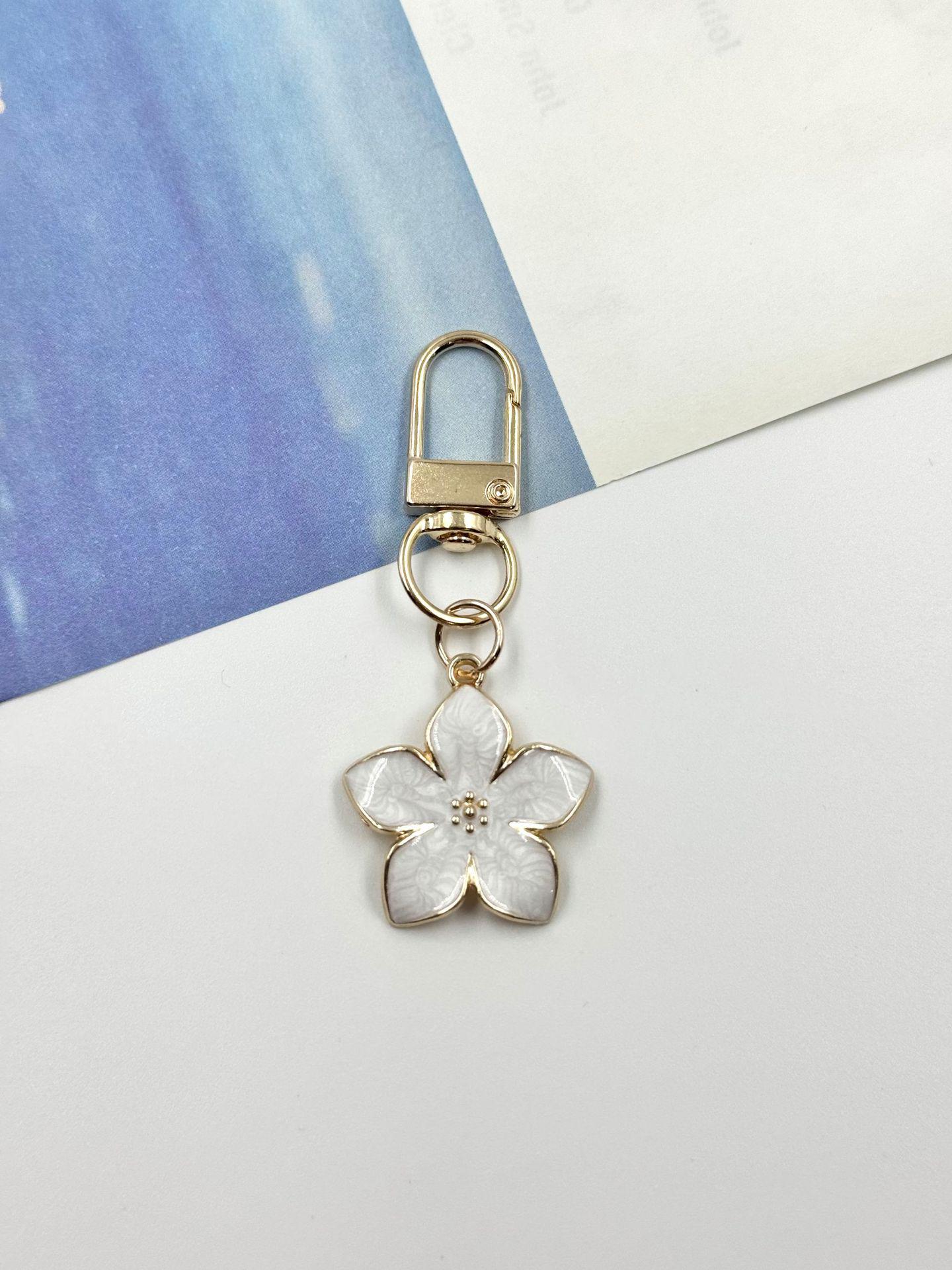 Korean Style Pear Blossom Keychain Pendant – Sweet Girl Accessory