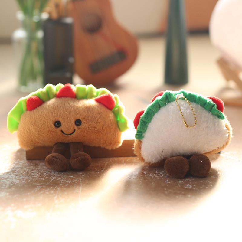 Plush Sandwich Keychain With Soft Short Plush For Kids And Teens