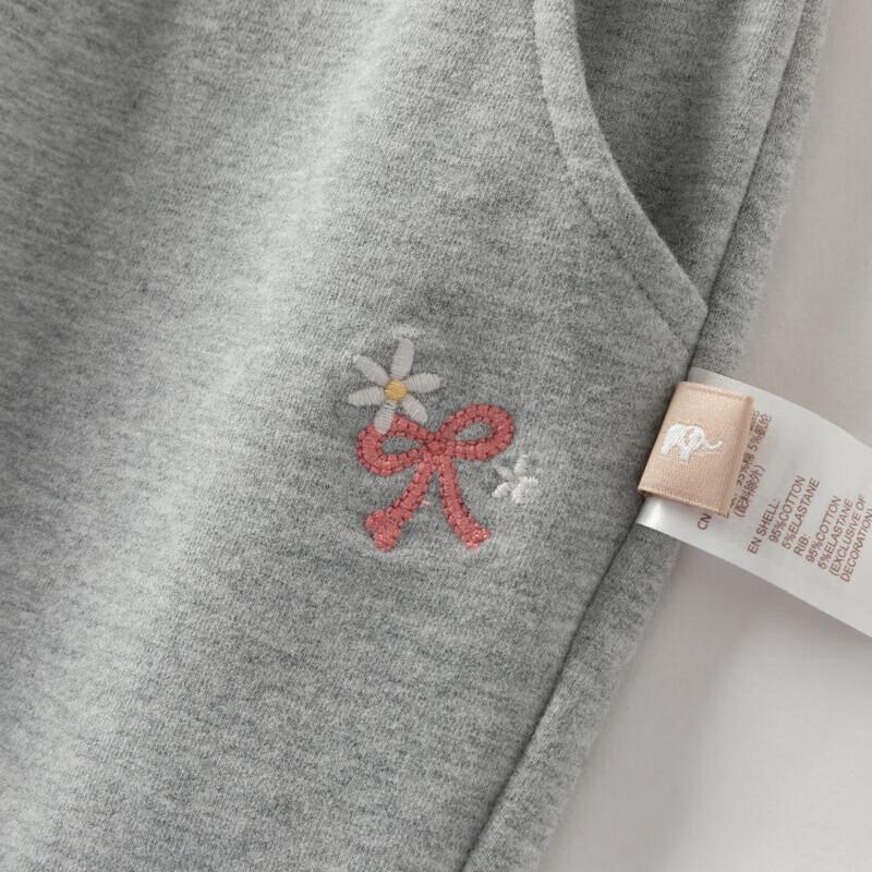 DAVE & BELLA Girls' Spring Sweatshirt and Pants Two-Piece Set