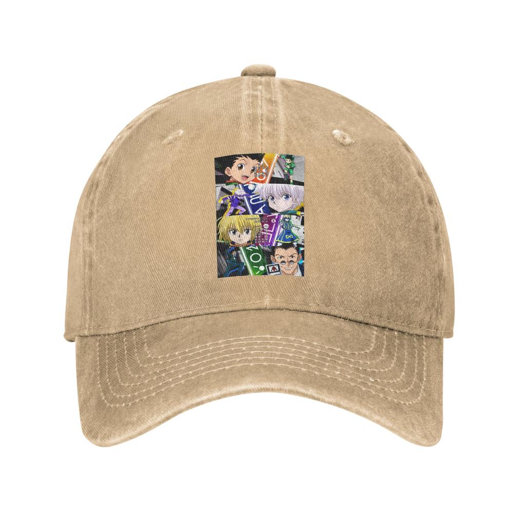 Anime HXH Hunter x Hunter Denim Cap Casual Baseball Caps Adjustable Hat Summer Unisex Baseball Hats