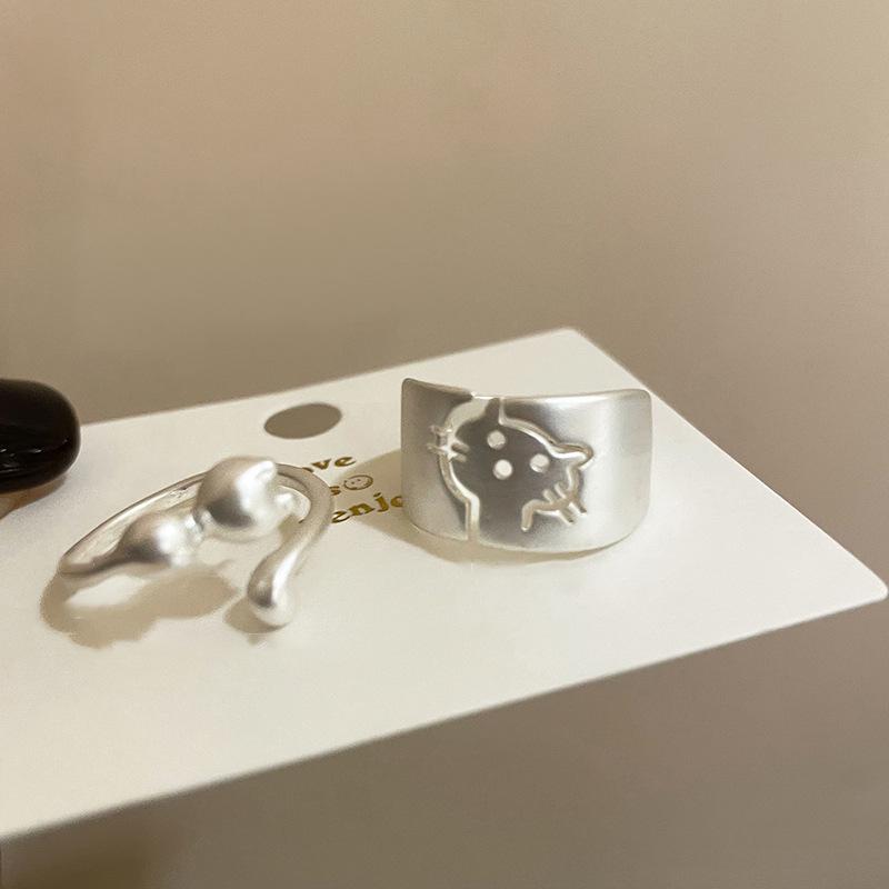 Sweet Adjustable Cat Ring: Childlike, Cute, and Charming Design