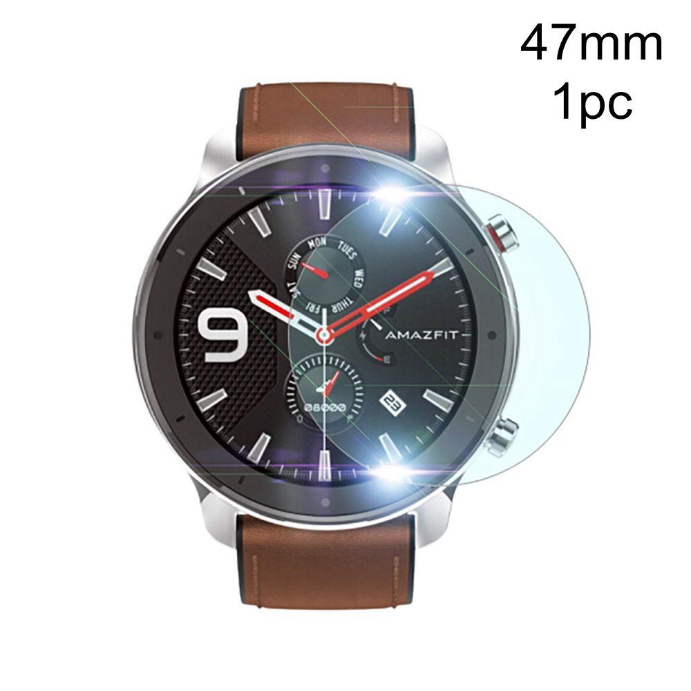 

9H Чехол-накладка Защитная пленка для экрана Для Huami AMAZFIT GTR 42мм 47мм Закаленное стекло 47mm 1pc