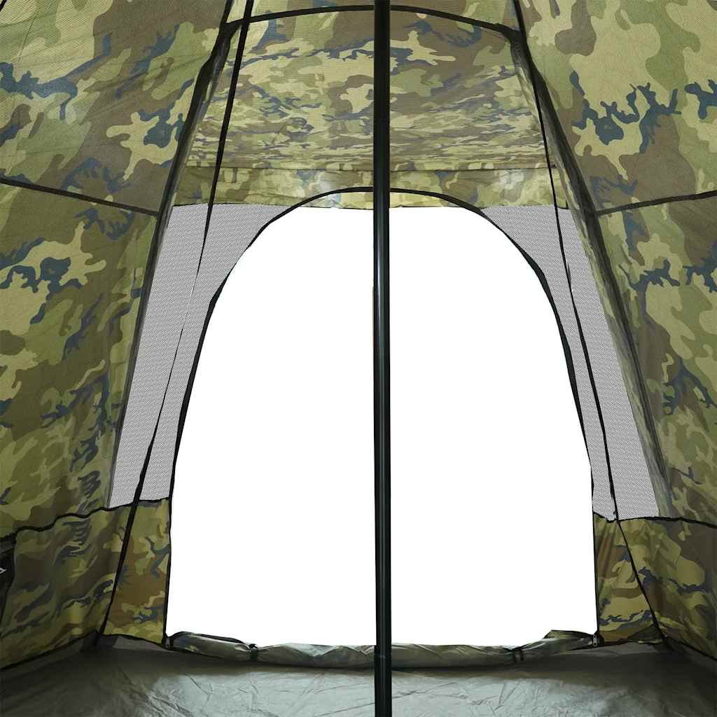 Tipi Family Tent for 6 Persons Camouflage Pattern Waterproof