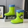 Kinder Regenstiefel Fleecegefüttert Wasserdichte Gummistiefel