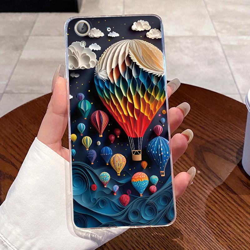 Hülle Für Huawei Y6 II Y6ii CAM-L21 L03 L23 L32 Hülle Ästhetisch Mode Niedliche Katze Cartoon Transparent TPU Weiches Silikon Rückabdeckung