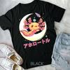 Pastel Goth Axolotl Kawaii Japanese Anime Aesthetic Nu Goth Unisex Form T-shirt