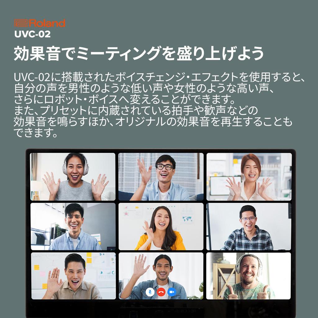 ROLAND UVC-02 WEB PRESENTATION DOCK Online Presentation Mixer