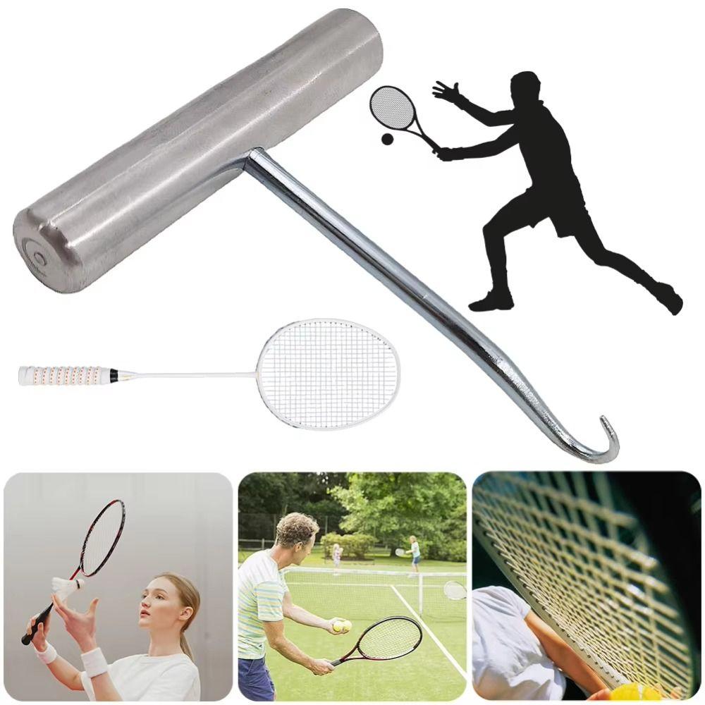 Badminton Tennis Stringing Hook Stainless Steel String Assistance Puller Exercise Equipment