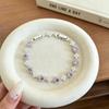 French Luxury Amethyst Flower Zircon Bracelet - Chic, Versatile, Elegant Jewelry