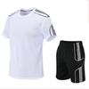 Set di tute da uomo Set da 2 pezzi da uomo Set di tute da fitness per abbigliamento casual estivo