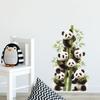 Cute Panda with Bamboo Wall Stickers for Home Decor Living Room Bedroom Wall Decals
