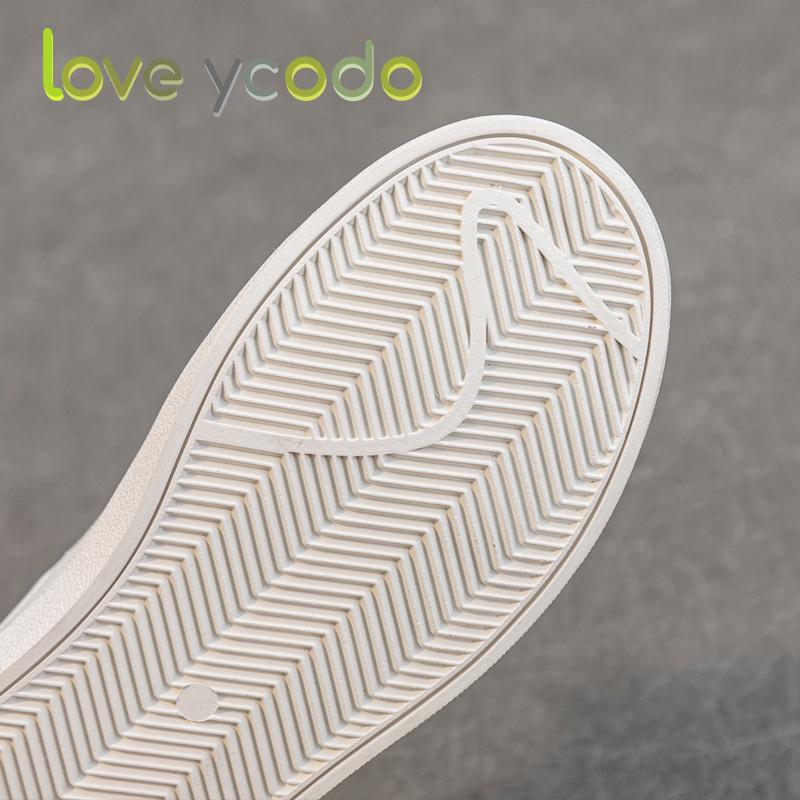 love ycodo Brand Women and Girls Students Natural Leather Fashion Comfortable Loafers a Combination of Slipper and Loafer