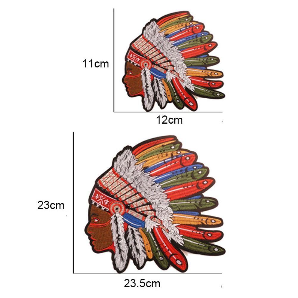 Ethnic Style Appliques Punk Clothes Sticker Jacket Indian Cloth Patches  Sewing