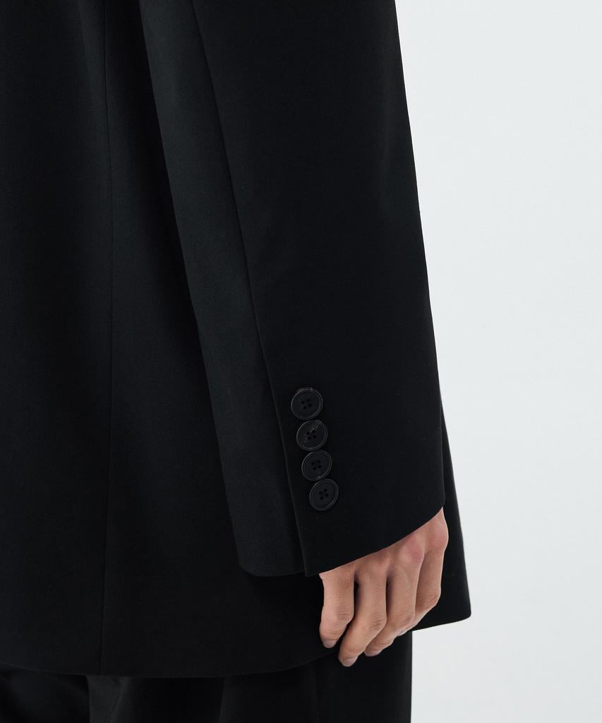 Musinsa Standard Daddy Shoulder Oversized Blazer [Black]