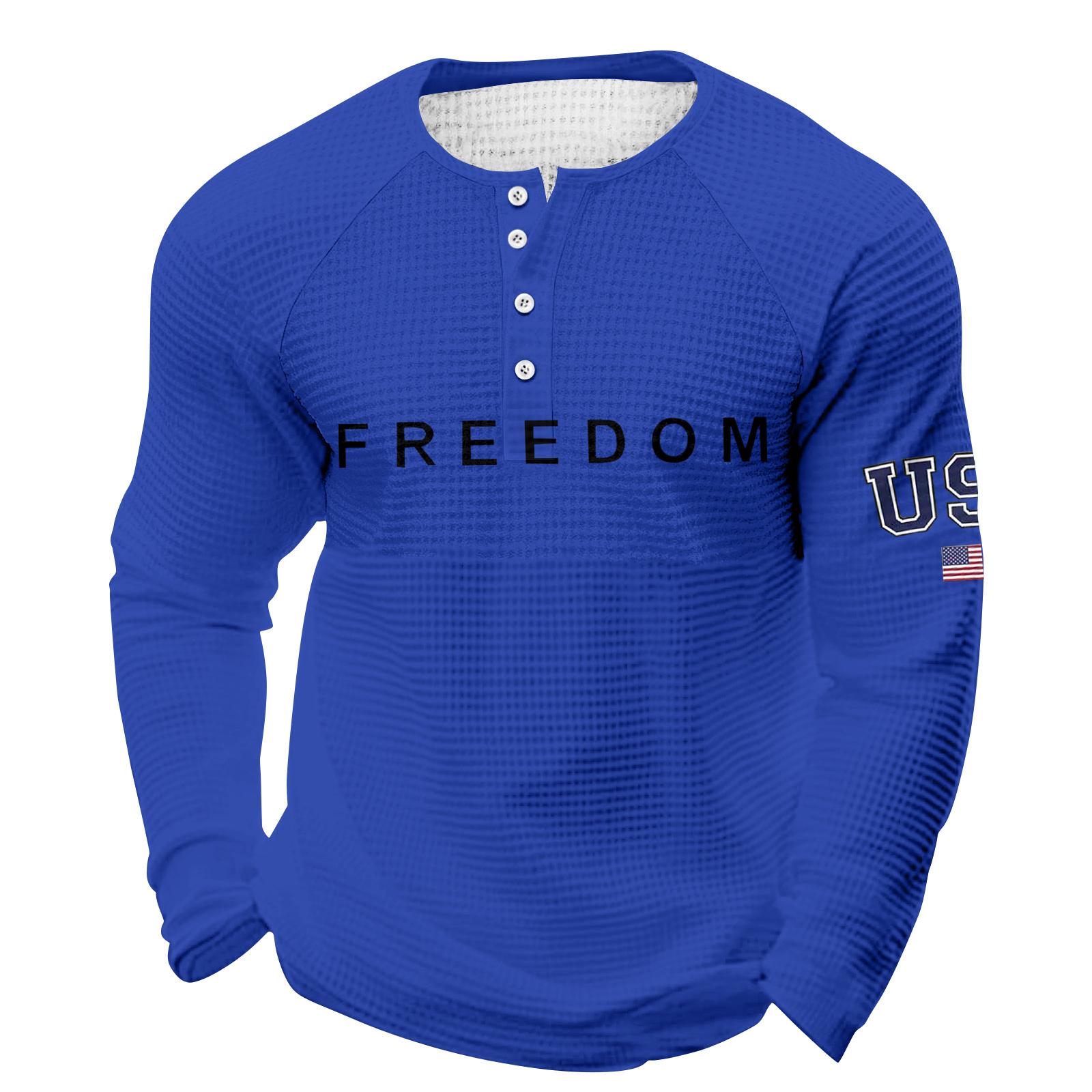 

Мужской свободный повседневный топ с длинным рукавом и воротником на пуговицах XXL