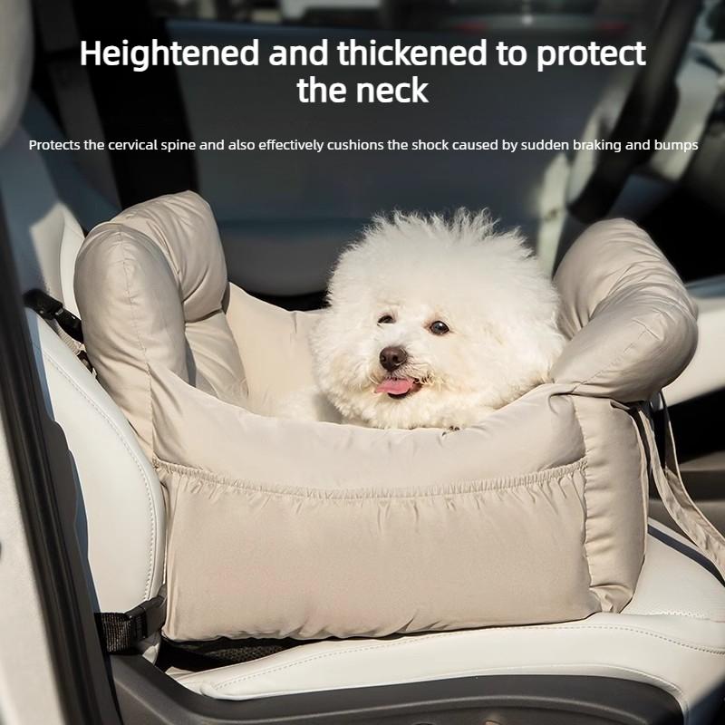 Pet Car Kennel Going Out Heighten Thicken Comfortable Pet Car Nest Small Dog Safety Seat Car Carrying Bag Non Slip Out Pet Bag
