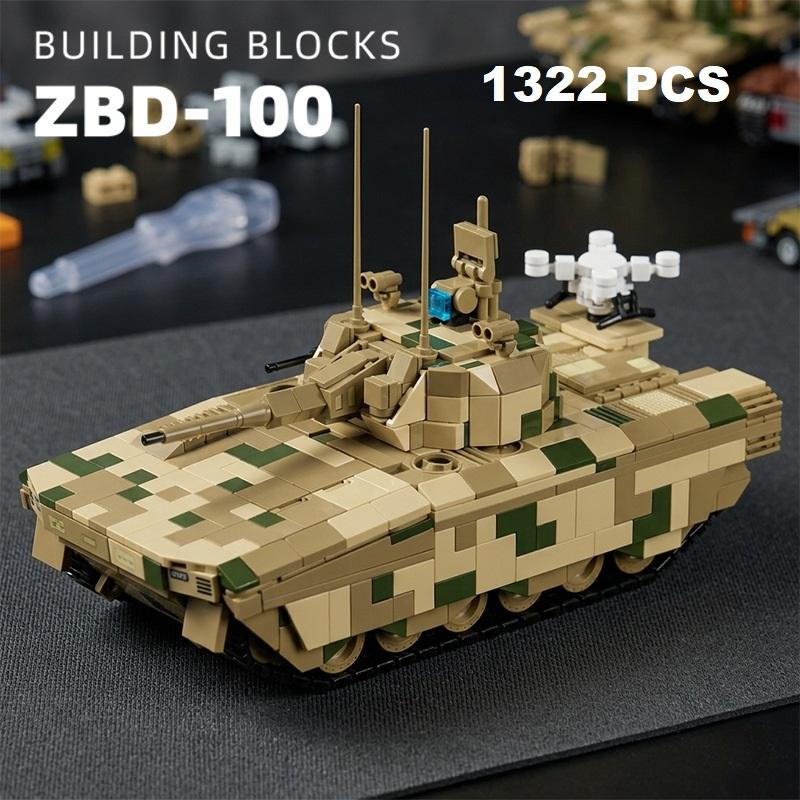 Chinese Tank Military Model 1:35 Scale Assembly Building Blocks MOC Educational Toy for Kids And Collectors