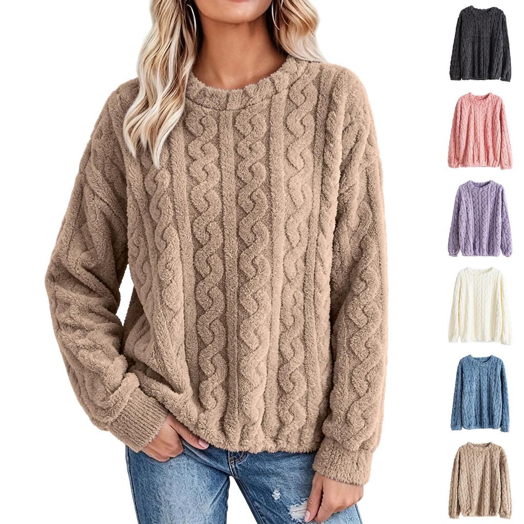Women's Casual Long Sleeve V-Neck Blouse with Ruffle for Everyday Wear