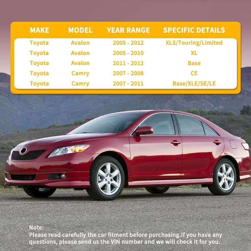 Svenubee Front Control Arms Ball Joints Outer Tie Rods 8Pcs Steering Suspension Kits for Toyota Camry Avalon 2005-2012