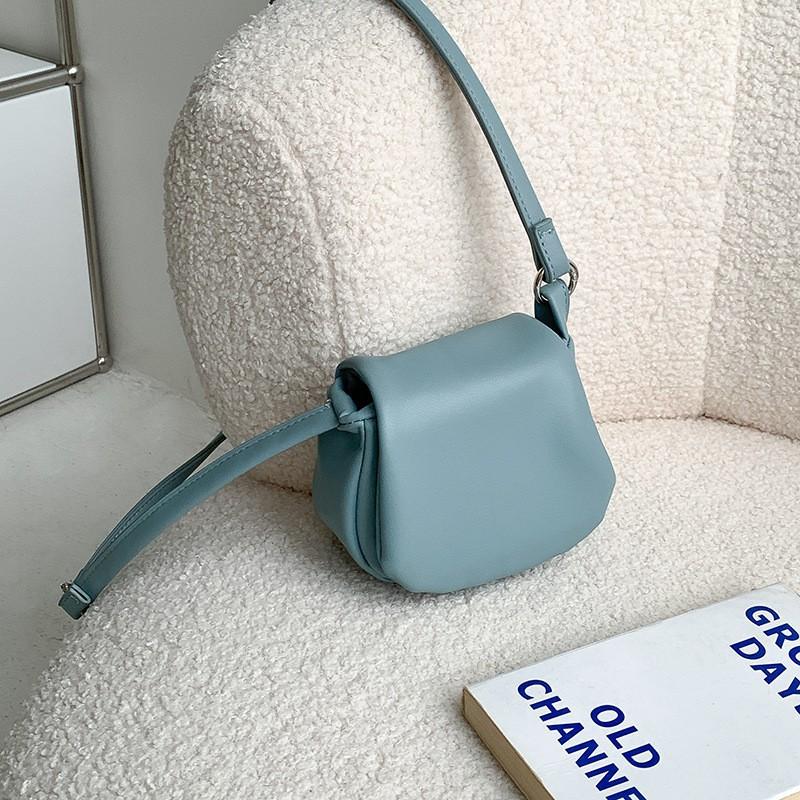 

Новая Сумка-раскладушка Красная Cross-body Маленькая Женская Универсальная Высококачественная Мягкая Кожа PU Студенческая Простая Мини синий