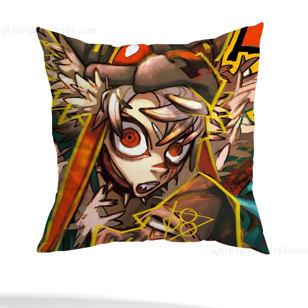 Anime G-Gachiakuta pillowcase casual style decoration, suitable for home decoration (excluding pillow core)