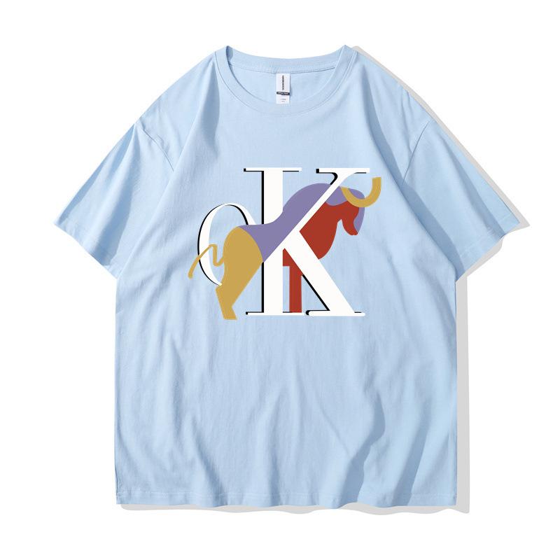 Summer Fashion Women's Letter Printed Short Sleeved Round Neck T-shirts