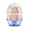 Compact Dual-Layer Stainless Steel Egg Steamer & Breakfast Maker