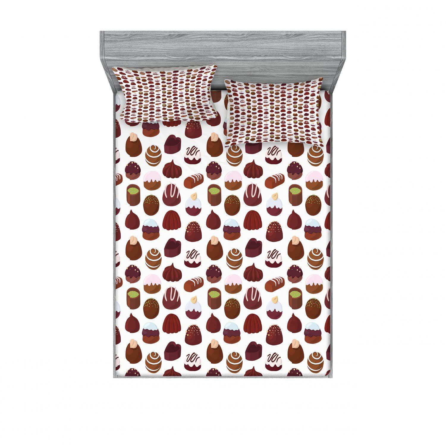 

Cupcakes Pastry Pattern Sheet Three-Piece Digital Printing Bedding Set Adult Children 90 * 190 * 30cm (three-piece set)