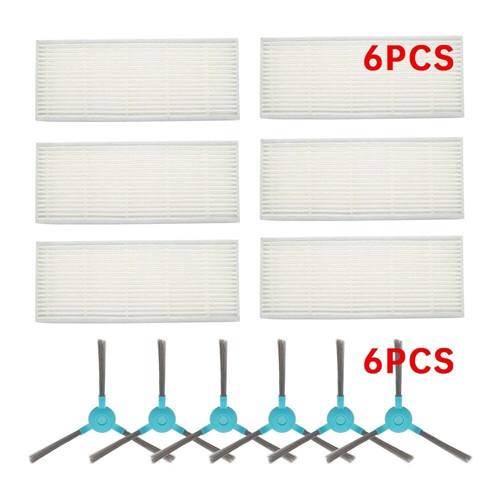 Φίλτρο Αέρα HEPA Πανί Σφουγγαρίσματος Κύρια Βούρτσα Πλαϊνή Βούρτσα για Conga 1290 1390 Ρομποτική Ηλεκτρική Σκούπα Αντικατάσταση Ανταλλακτικά Αξεσουάρ