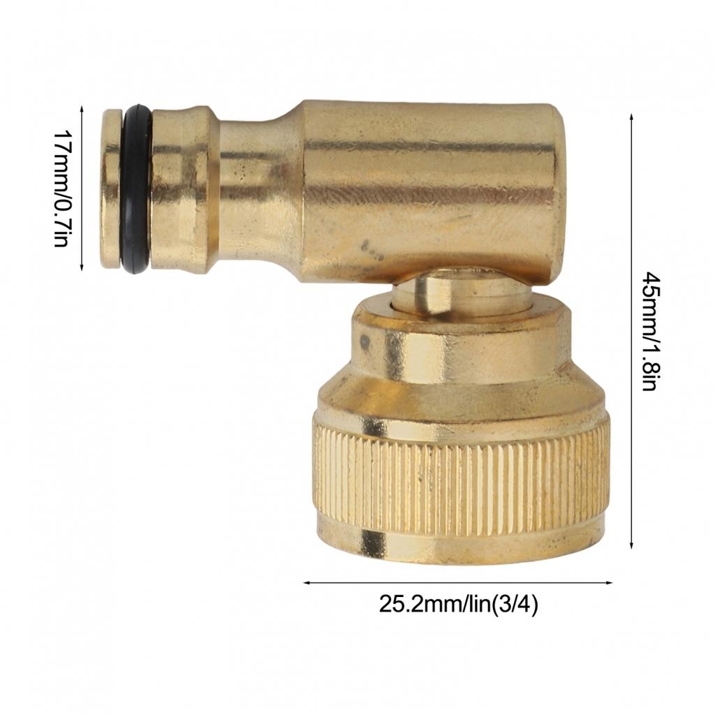 Convenient Swivel Elbow Quick Connector for Hose Reels 34in Female