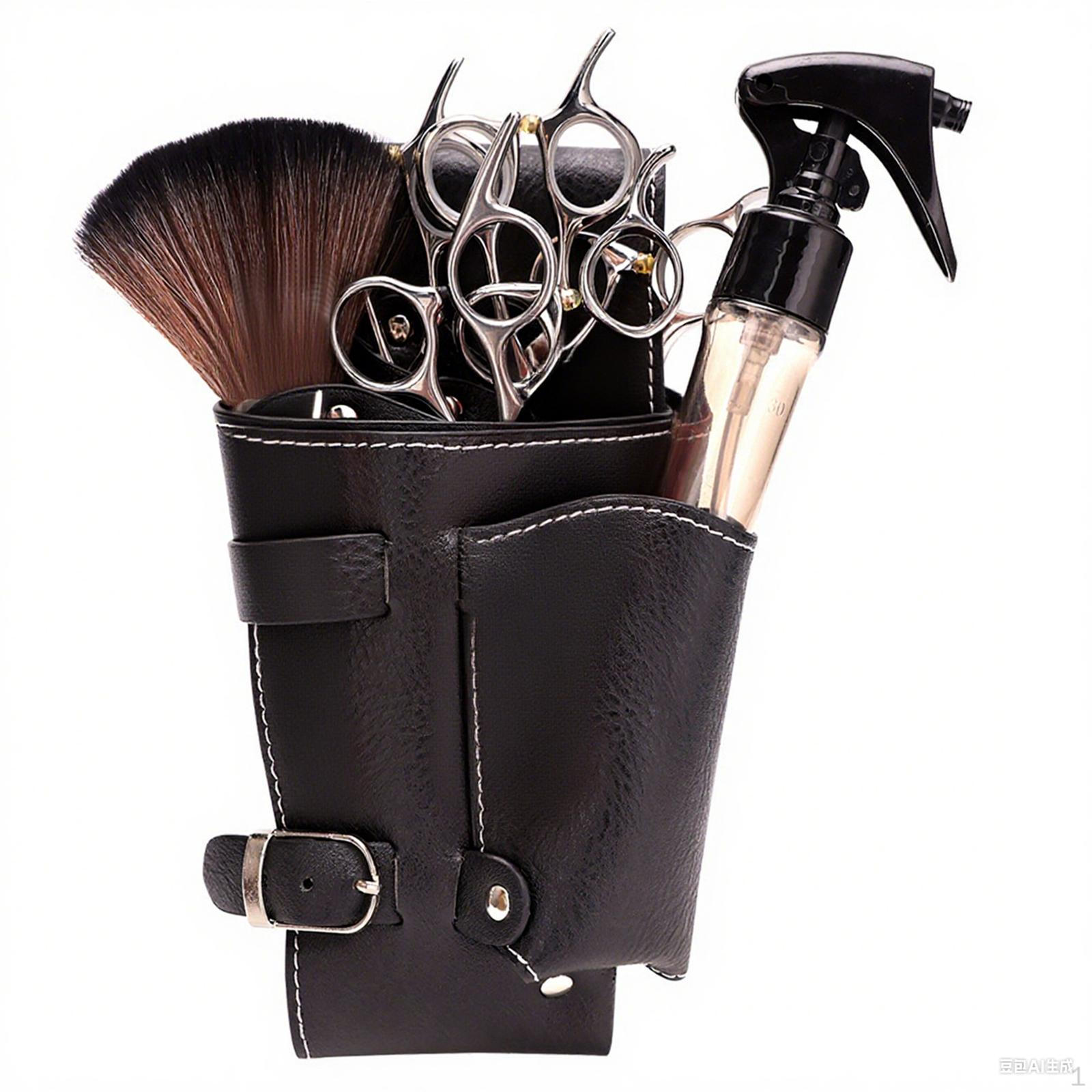 

Парикмахерская сумка Ножницы Множество карманов Портативный Парикмахерский Поясной держатель Чехол