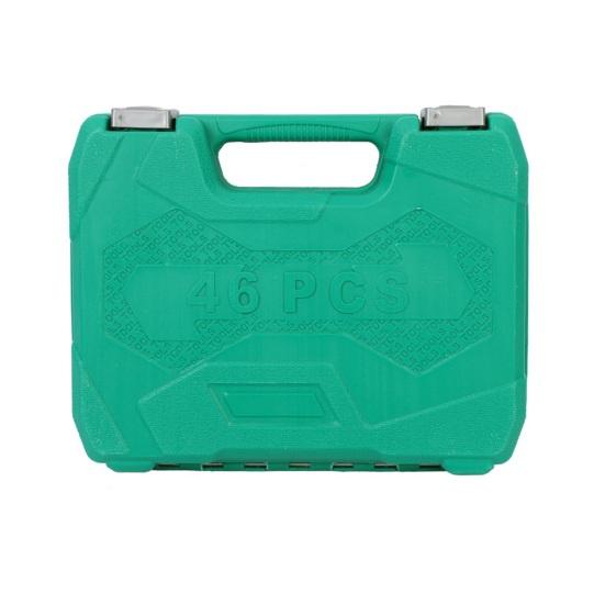 Kit de Reparo de Carro com 46 Peças com Catraca 72T/24T Conjunto Profissional de Soquetes Chave Alta Dureza