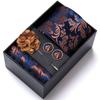 Wedding Wedding Tie Groom Festive Burgundy Tie Men'S Suit Cufflinks Corsage Accessories Kit
