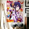 Oshi no K Wall Tapestry Aesthetic Wall Hanging Printed Fabric Blanket Decorative Tapestries for Bedroom Living Room Home Decor