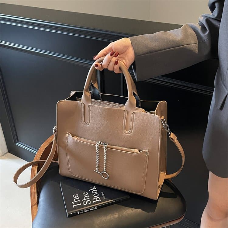 New Women's Handbag Simple Tote Bag Messenger Bag