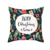 Cartoon Print Christmas Pillow Cover Office Sofa Cushion Pillow Cover Cross-border Home
