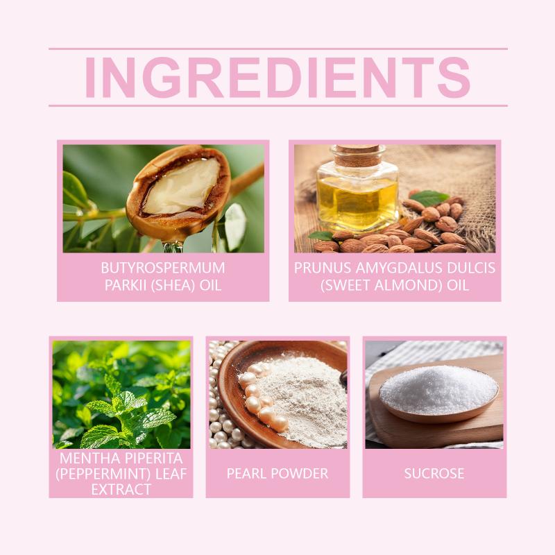 Oceaura Mint & Pearl Body Scrub Moisturizing Body Scrub For Smooth Skin Deep Cleansing Long-Lasting Hydration