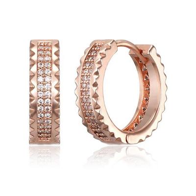 [Jewelry] 14K GF Simple Square One-Touch Earrings GIGFEE009
