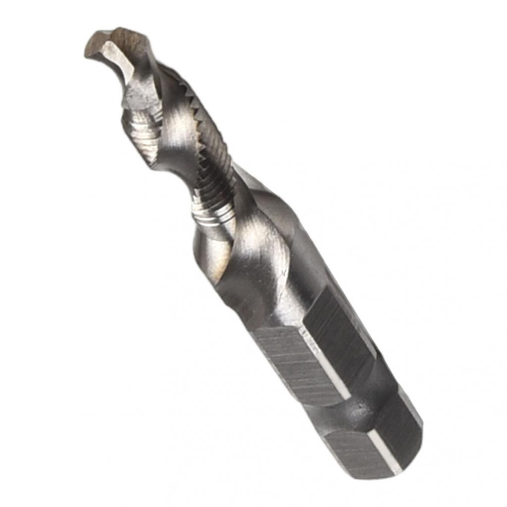 Tap Drill Bits Hex Shank HSS 4341 Hand Drill M3-M10 Silver