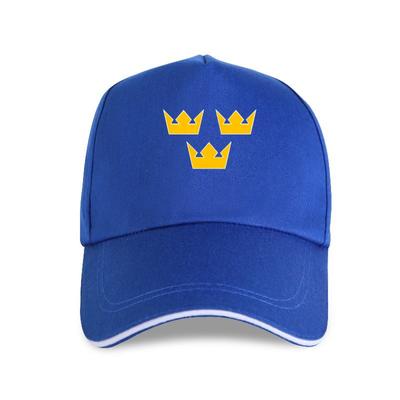 New 2021 Printed Unisex Cotton Baseball Cap Sweden Ice Hockey Team 3 Crowns Swedish Tre Kronor Women