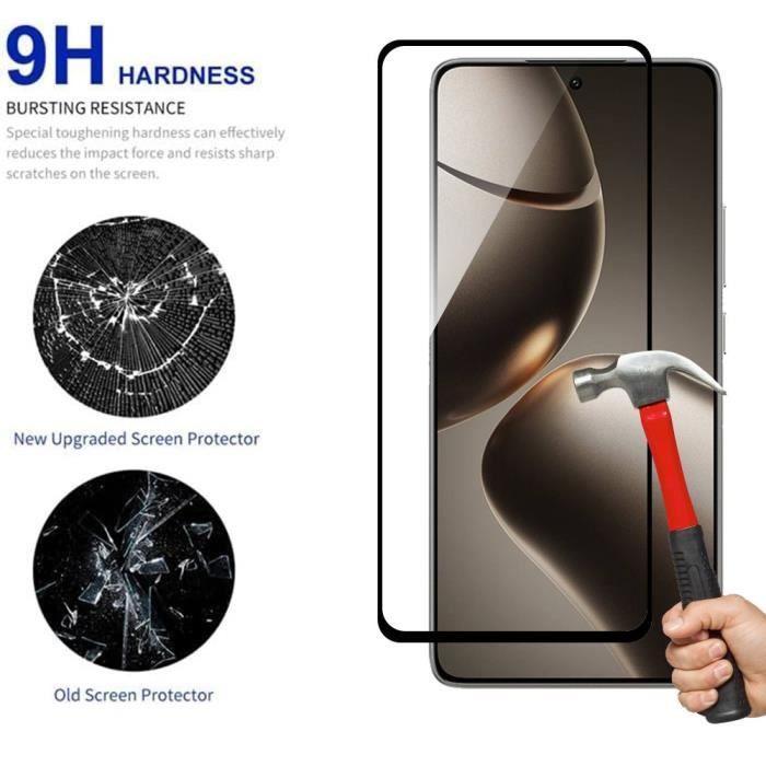 Protecteur d'écran - E.F.Connection - 14T Pro - Lot de 2 - Verre trempé - Protection 9H Anti-Rayures